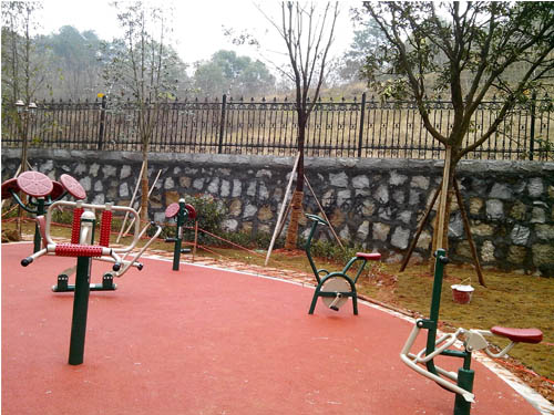 長(zhǎng)沙紅墅灣戶外健身器材案例