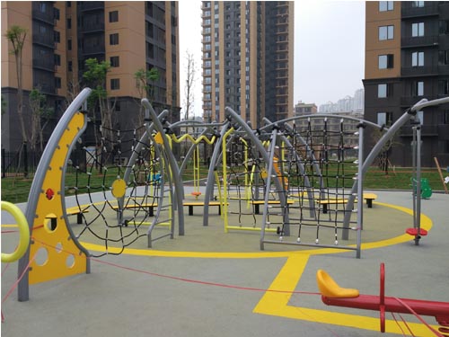 兒童攀爬網(wǎng)|室外健身器材案例